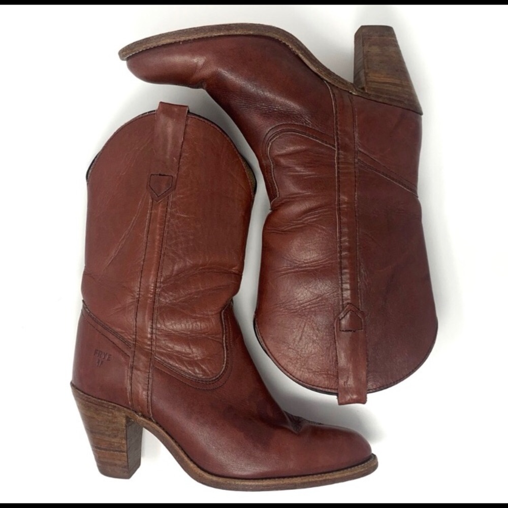 Vintage Frye heeled boots